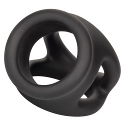 alpha ring by Calextotics Ballstretcher en silicone Alpha Dual 37 mm Noir